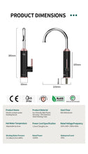 Carregar imagem no visualizador da galeria, Briwellna Intelligent Water Heater 220V Kitchen Faucet 2 In 1 With Digital Display Electric Geyser Mixer Tankless Water Heater