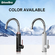 Carregar imagem no visualizador da galeria, Briwellna Intelligent Water Heater 220V Kitchen Faucet 2 In 1 With Digital Display Electric Geyser Mixer Tankless Water Heater
